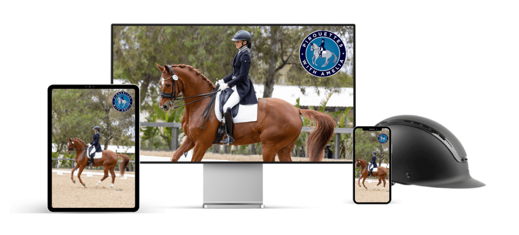 Course preview on mobile and tablet devices of the Pirouettes with Amelia course.