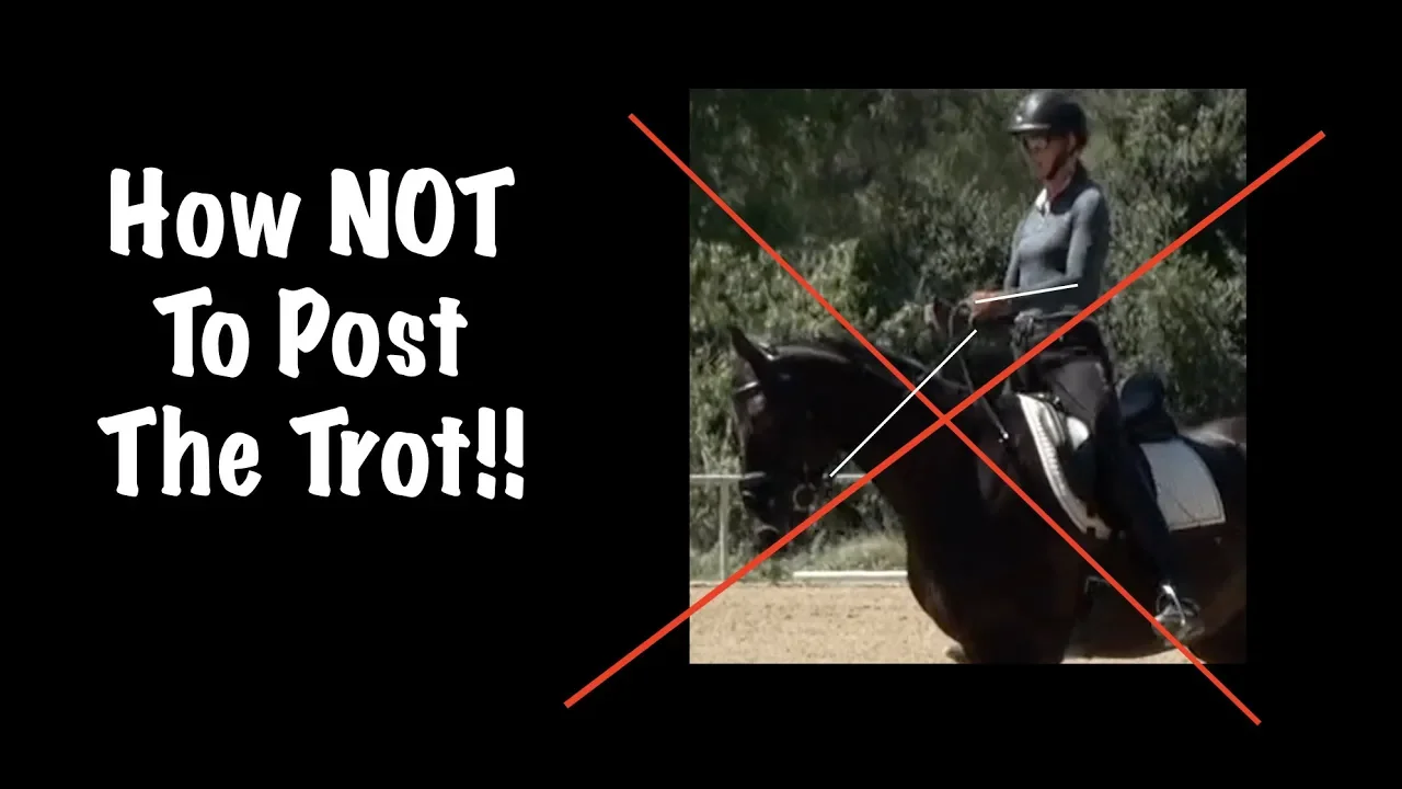 how not to post the trot